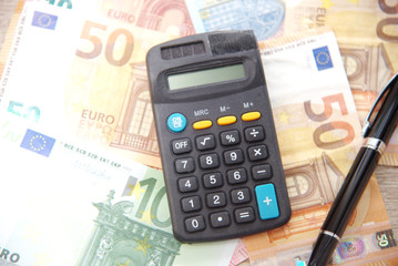 euro money cash business debt public background.Money bills in Euros. Money used to buy in the market, to invest in companies, industries. The banks use it to leave it and earn more money.