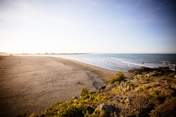 Cave Rock at Sumner Beach in Christchurch New Zealand