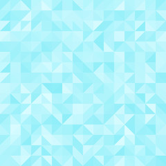 Fototapeta na wymiar Blue seamless triangle pattern. Abstract vector background. Festive banner. Beautiful colorful ice background.