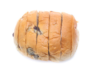 Sliced bread isolated on a white background