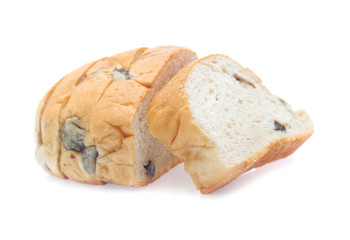 Sliced bread isolated on a white background