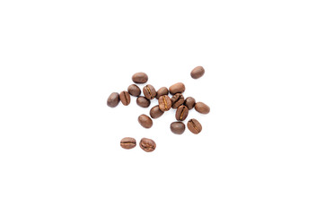 Coffee beans. Isolated on a white background.