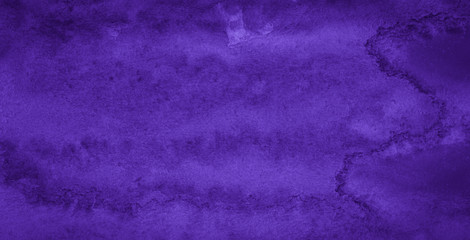 Rich Purple Watercolor background with bizarre natural divorces and stripes. Abstract  frame with...