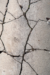 Béton craquelé, Arrière-plan, texture