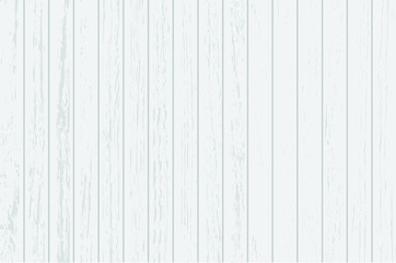 White wood plank texture for background. Vector illustration.