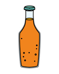 Isolated orange juice design icon