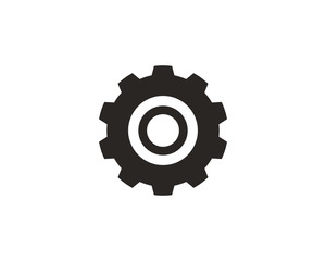 Gear setting icon symbol vector