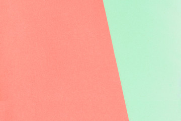Colorful of pastel red and green paper background
