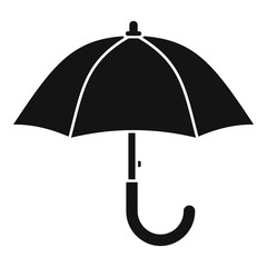 Waterproof umbrella icon. Simple illustration of waterproof umbrella vector icon for web design isolated on white background