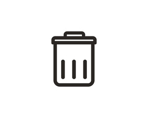 Delete icon symbol vector