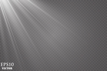 Vector Spotlights. Scene. Light Effects.
