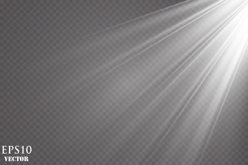 Vector Spotlights. Scene. Light Effects.