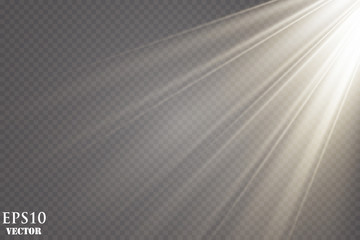 Vector Spotlights. Scene. Light Effects.