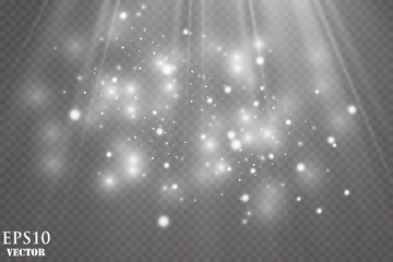 Vector Spotlights. Scene. Light Effects.