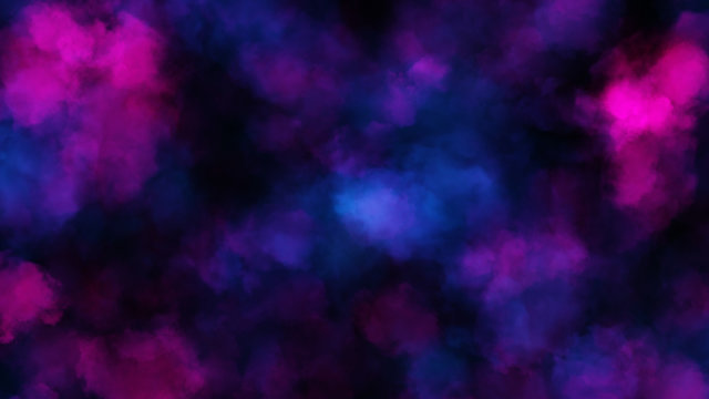 Puffs of magnificent smoke on an isolated black background. Atmospheric smoke 4K Fog effect. VFX Element. Haze background. Abstract smoke cloud. 3d illustration