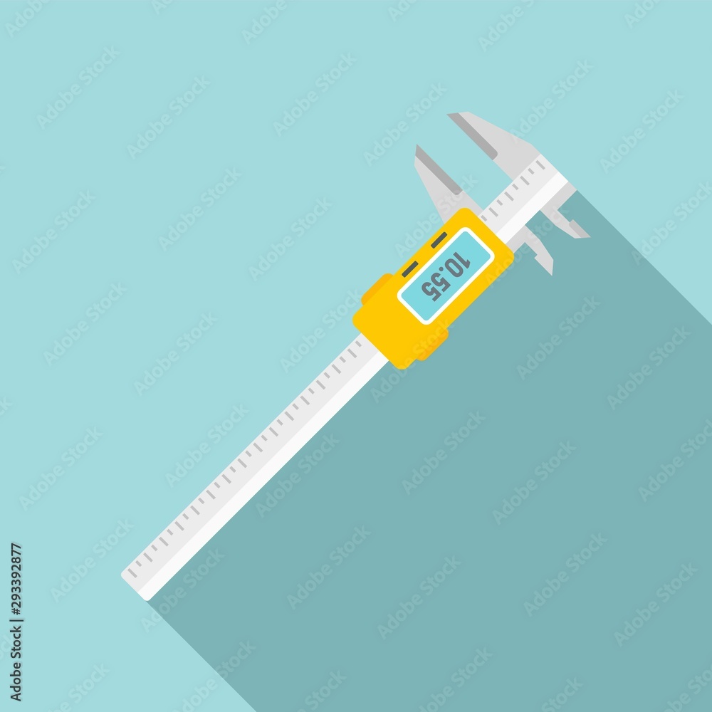 Aufkleber plumber measurement tool icon. flat illustration of plumber measurement tool vector icon for web des