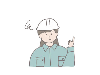 ヘルメットを被った女性　なぜ