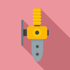 Plumber hand tool icon. Flat illustration of plumber hand tool vector icon for web design