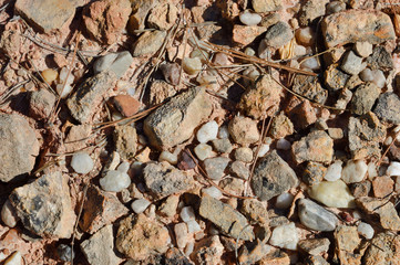 Stones and earth natural background