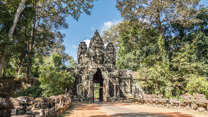 Fototapeta premium Photos from the ruins of Ankor Wat