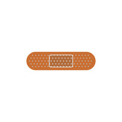 Adhesive plaster icon. Flat style vector EPS.