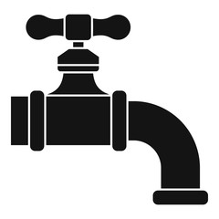 Water tap icon. Simple illustration of water tap vector icon for web design isolated on white background