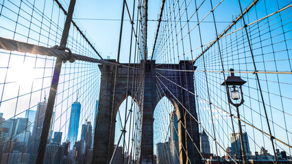 The Brooklyn Bridge from different perspectives.