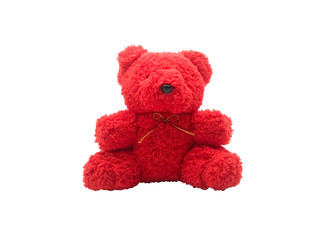 bear doll isolated on white background. Clipping Path - 293399817