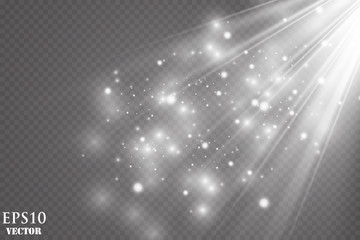 Vector Spotlights. Scene. Light Effects.