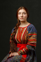 portrait of a young woman