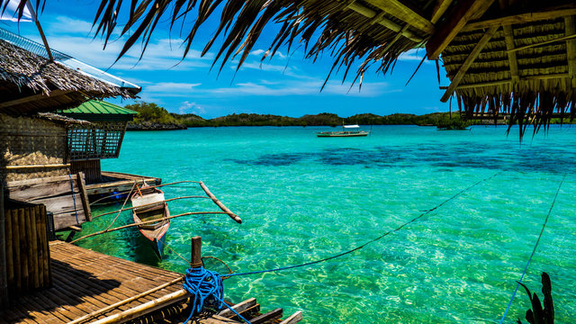 Nice destination on the beach in the Philippines