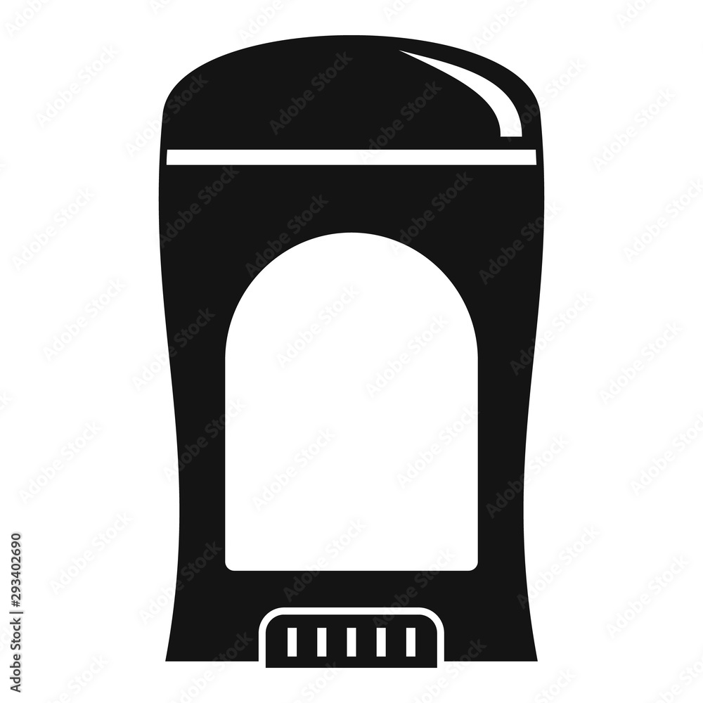 Poster deodorant stick icon. simple illustration of deodorant stick vector icon for web design isolated on 