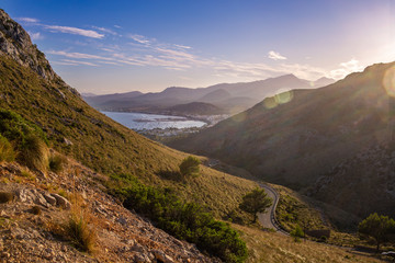 landscape in the mountains