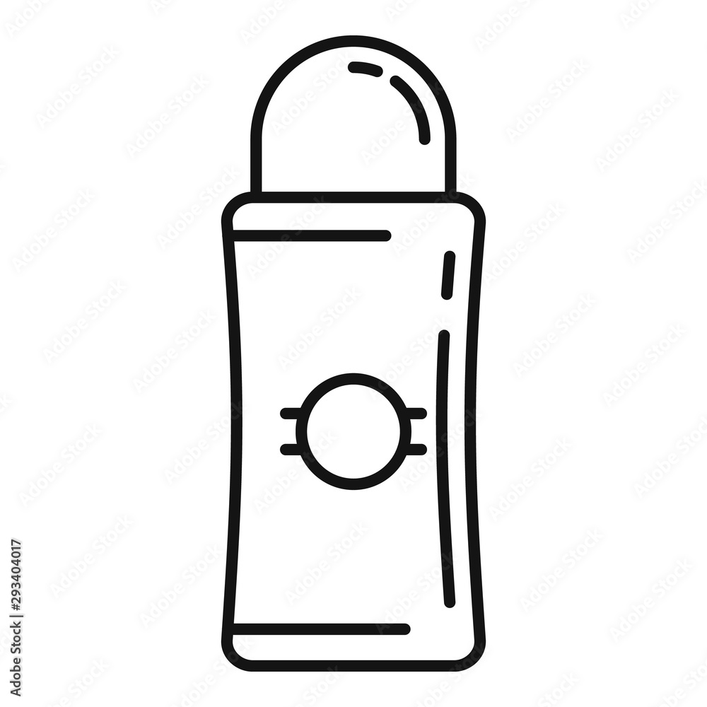 Poster deodorant stick icon. outline deodorant stick vector icon for web design isolated on white backgroun