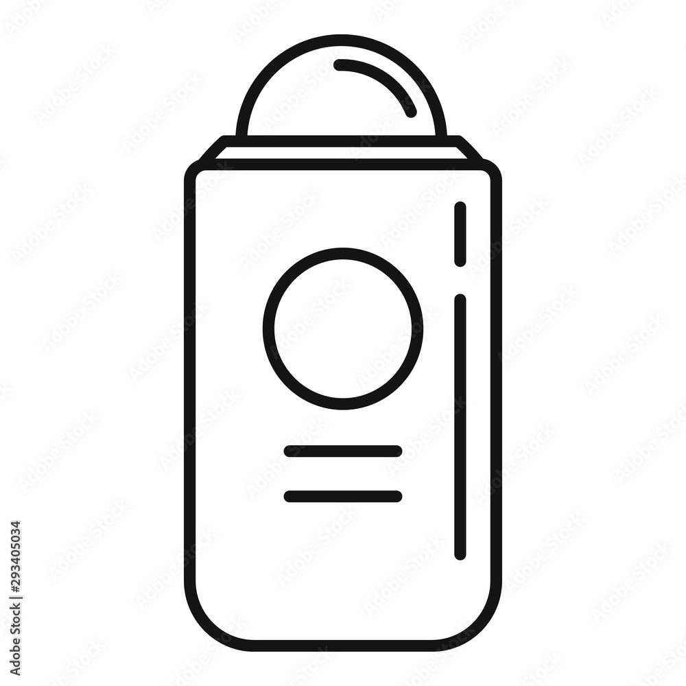 Poster antiperspirant icon. outline antiperspirant vector icon for web design isolated on white background