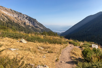 Naklejka na ściany i meble Landscape of Banderitsa River Valley, Pirin Mountain