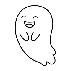 trick or treat - happy halloween line style