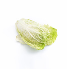 chinese cabbage on a white background