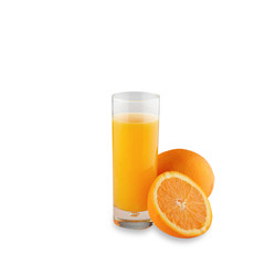 Freshly squeezed orange juice. Healthy food.