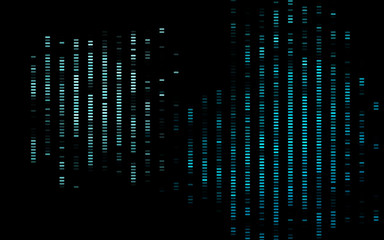 Dark BLUE vector template with repeated sticks. Shining colored illustration with narrow lines. Pattern for ads, posters, banners.