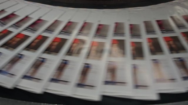 Offsetdruck in Druckerei