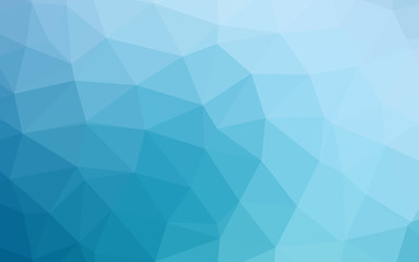 Fototapeta na wymiar Light BLUE vector polygonal background. A completely new color illustration in a vague style. Brand new style for your business design.