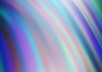 Light BLUE vector pattern with lines, ovals. Creative illustration in halftone marble style with gradient. A completely new marble design for your business.