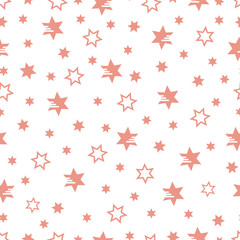 Christmas and New Year 2019 background with stars.