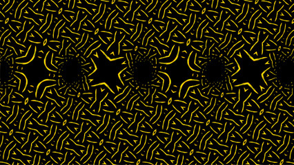 Fototapeta premium Ornate geometric pattern and artfully abstract multicolored background