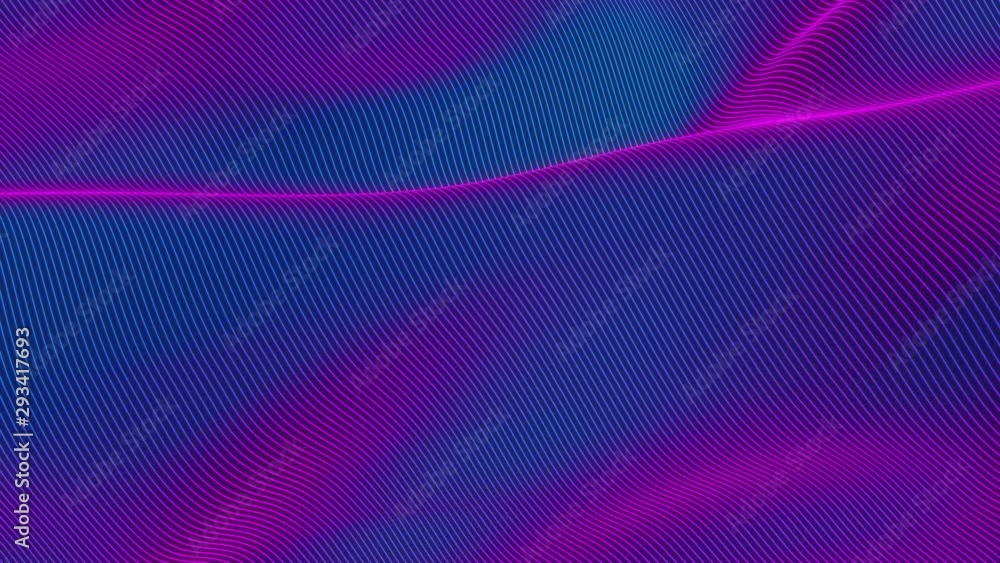Poster looped animation. abstract colorful wavy background in bright neon colors. modern colorful wallpaper