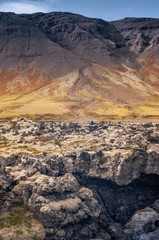 Fototapeta na wymiar Rocky landscape; Iceland