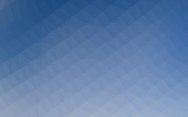 Light BLUE vector abstract mosaic background. A vague abstract illustration with gradient. Completely new design for your business.