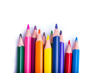 Color Pencil Isolated On White Background 