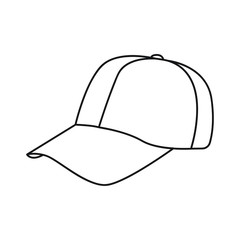Line icon cap